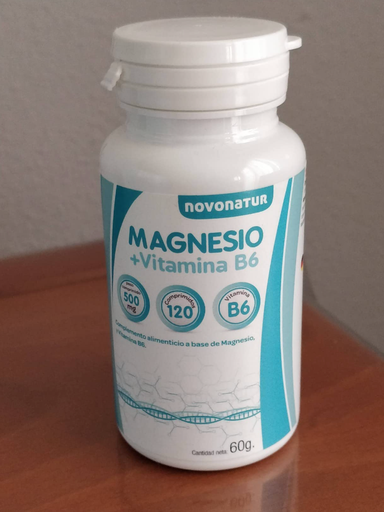 Magnesio + Vitamina B6 Novanatur | 120 comprimidos (2 meses)