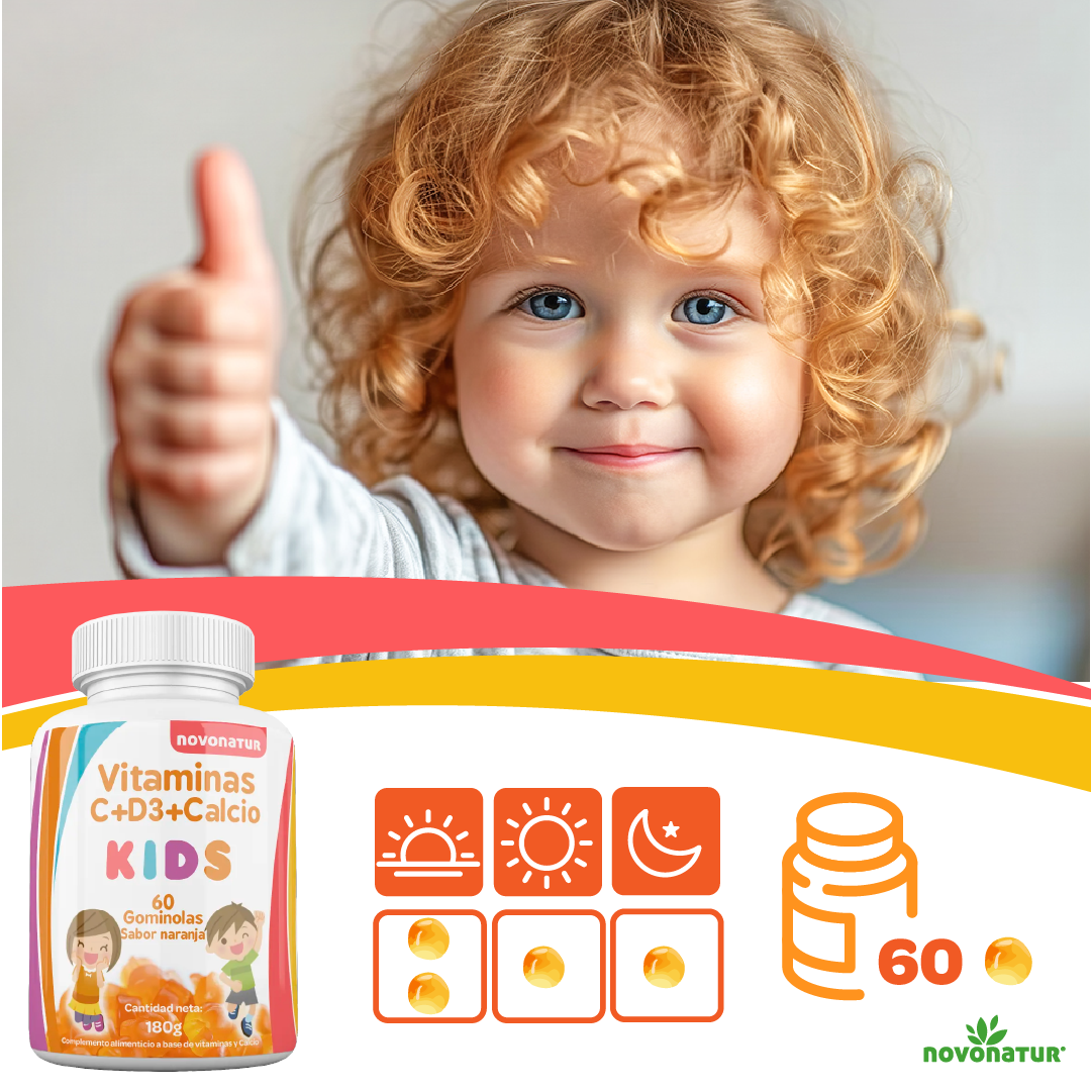 Vitamina C+D+Calcio en gominolas