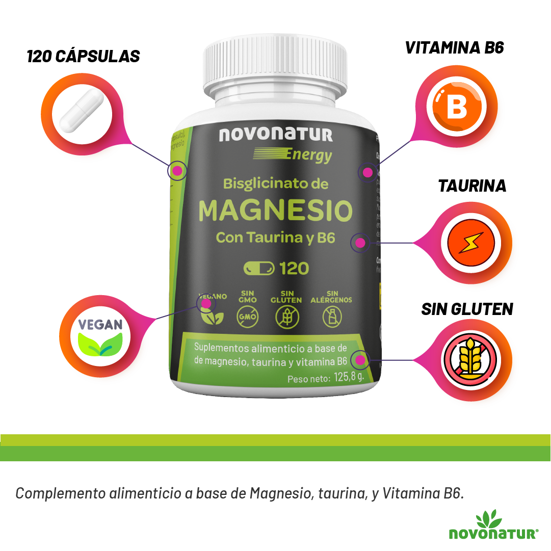 Magnesio + Taurina + Vitamina B6
