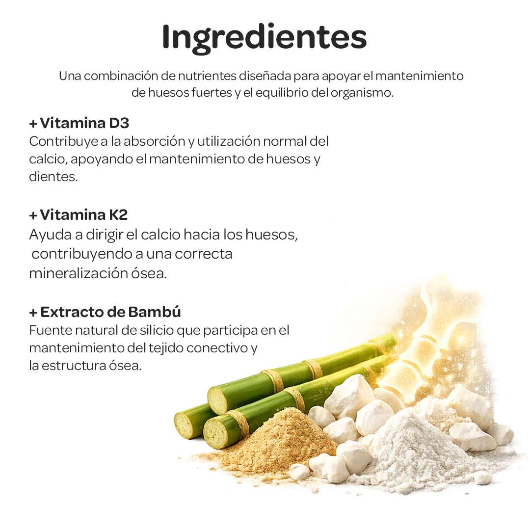 Vitamina D3 y K2 4.000UI + Silicio orgánico