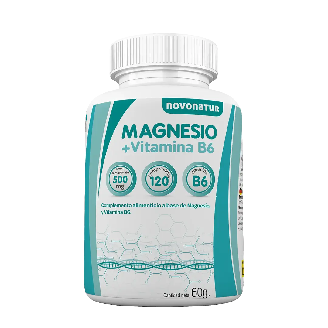 Magnesio + Vitamina B6 Novanatur | 120 comprimidos (2 meses)