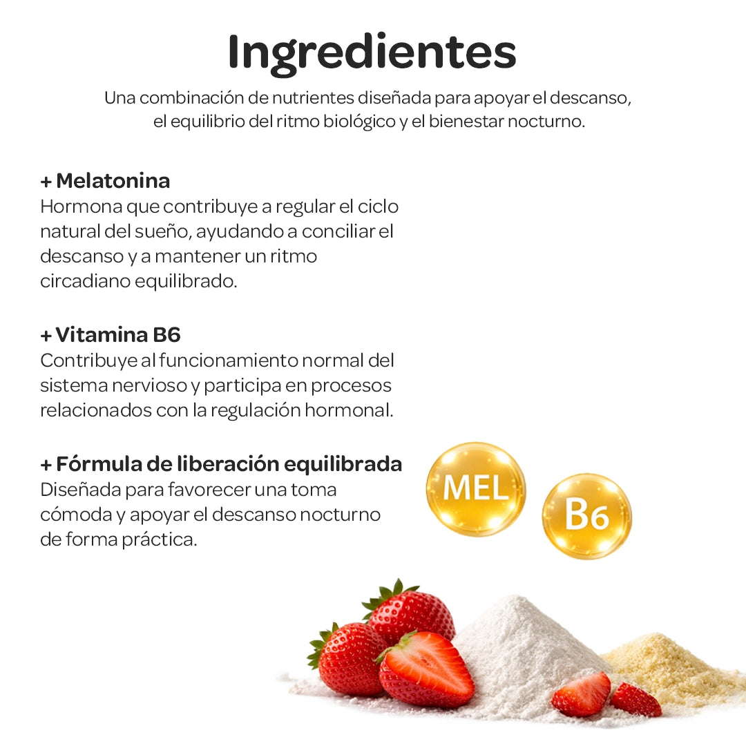 Melatonina sublingual + B6