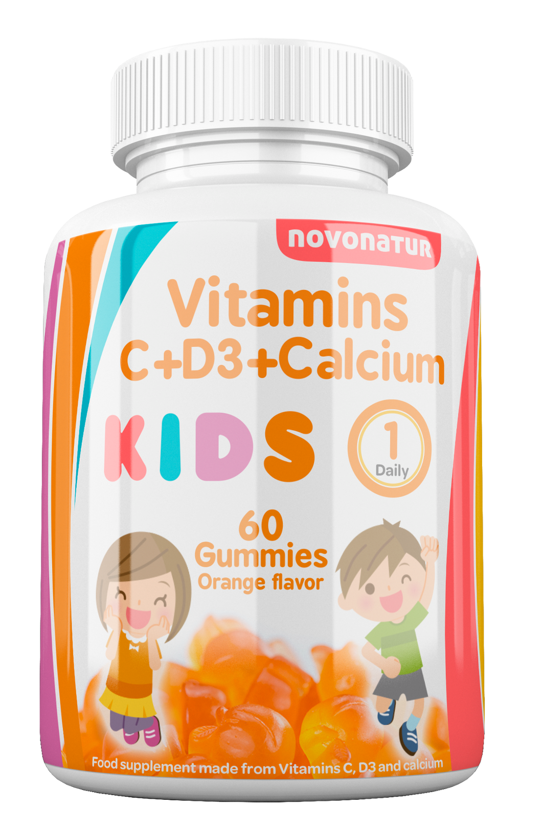 Vitamina C+D+Calcio en gominolas