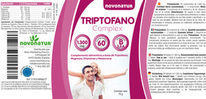 Triptófano + magnesio + espirulina + melatonina