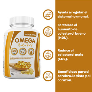 Omega 3 6 7 9 + Aceite de Lino